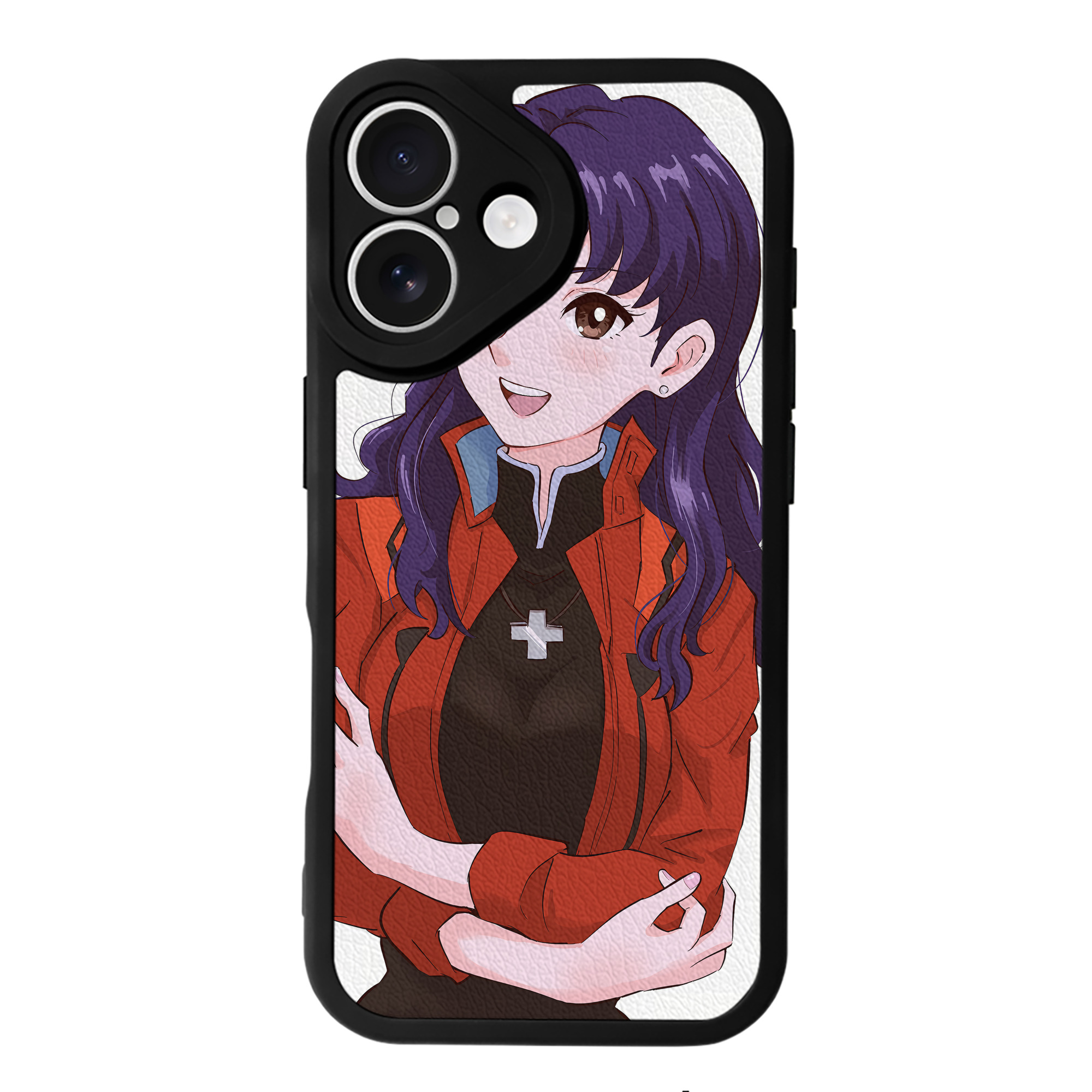 （画像用） EVA 新世紀エヴァンゲリオン 【iPhone 16シリーズ対応】シリコンスマホケース（レザー調） 材質：シリコン